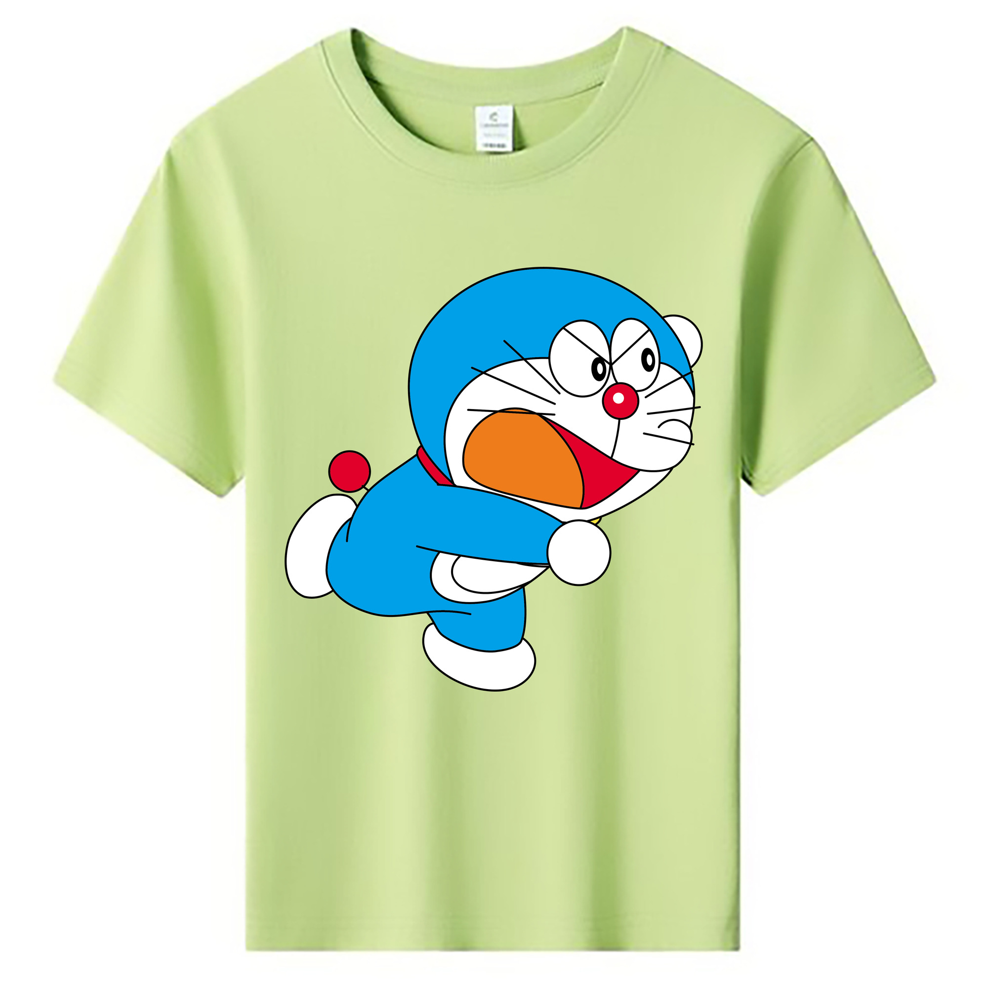 （画像用） ドラえもん Doraemon 綿100％キッズTシャツ（フロントプリント）